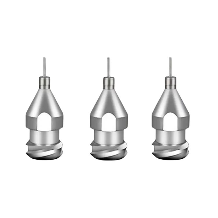 Agulhas cônicas de alta precisão