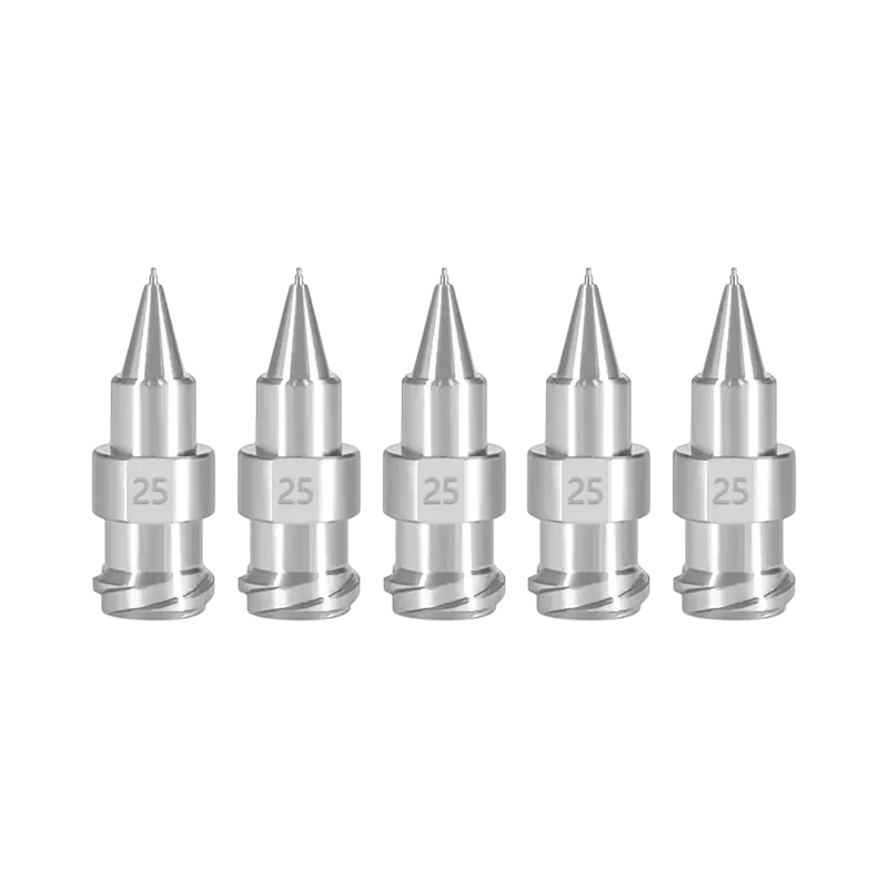 Agulha de precisão de linha dupla de peça única