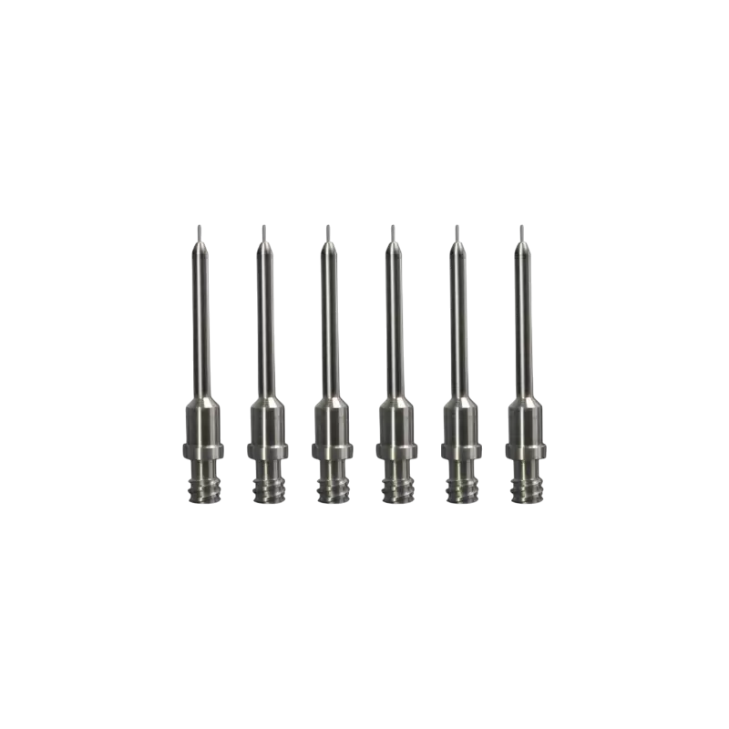 Agulha de precisão de linha dupla estendida