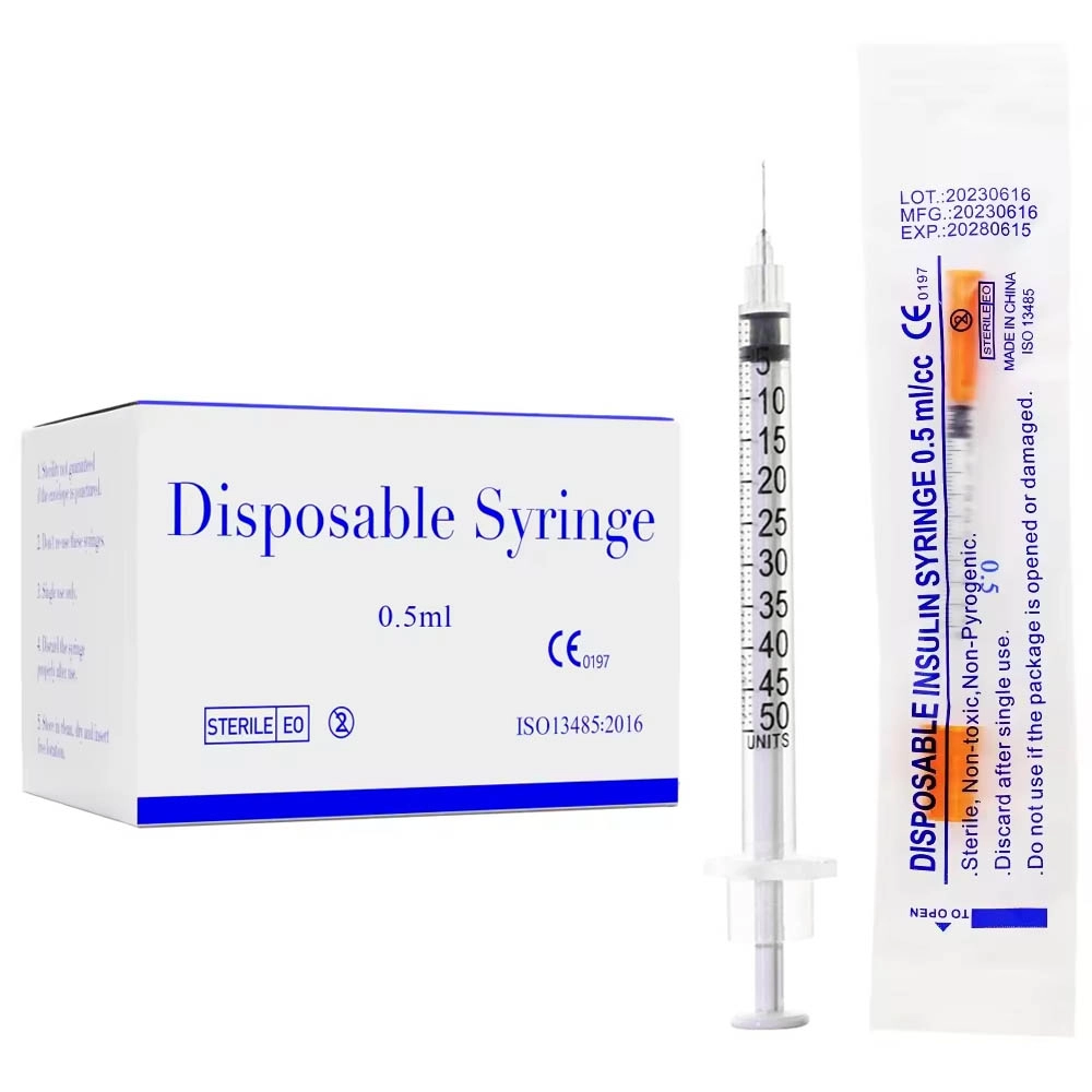 Seringa de insulina de 0,5 ml